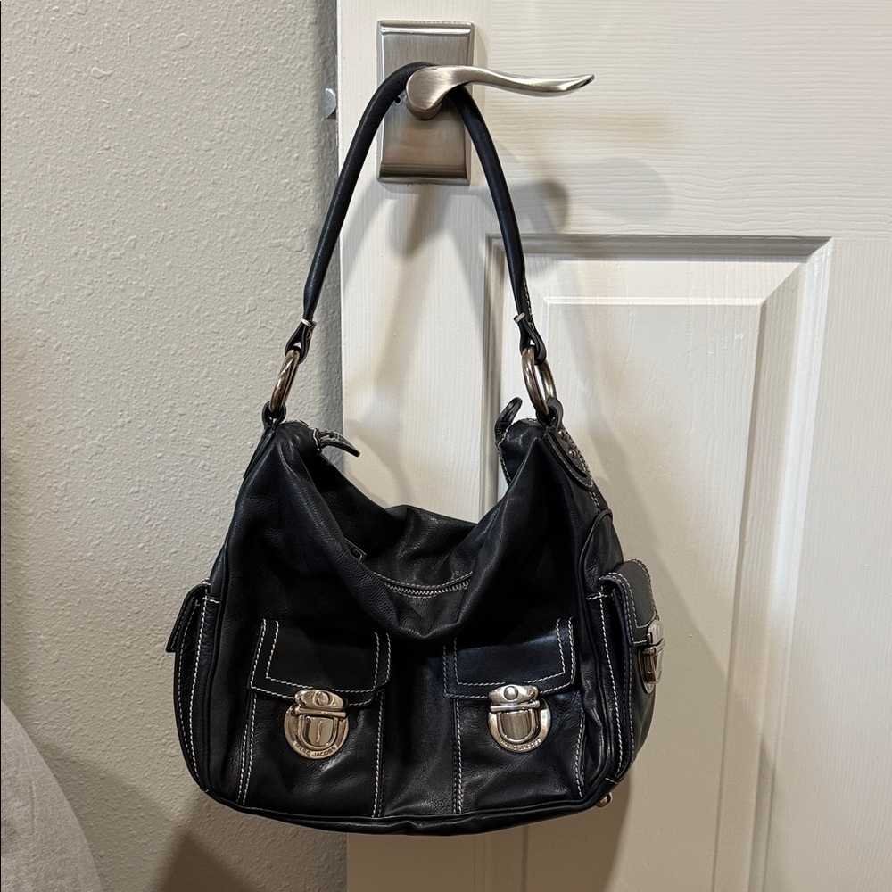 Marc Jacobs Black Leather Shoulder Bag